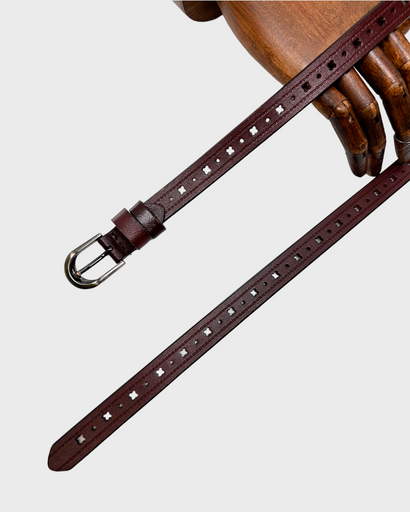 adjustable leather belt